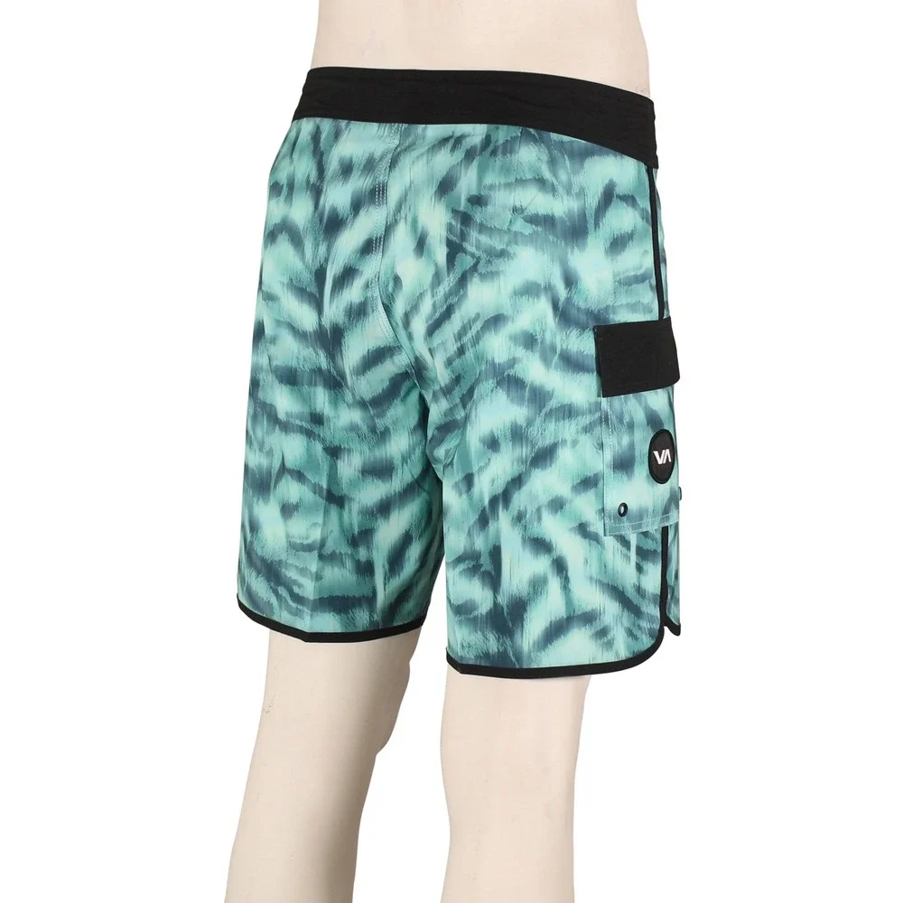 RVCA Eastern Trunk Board Shorts Teal Black‎ Size 28 (16) New With Tags
